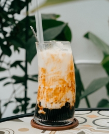 Sữa tươi trân châu đường đen